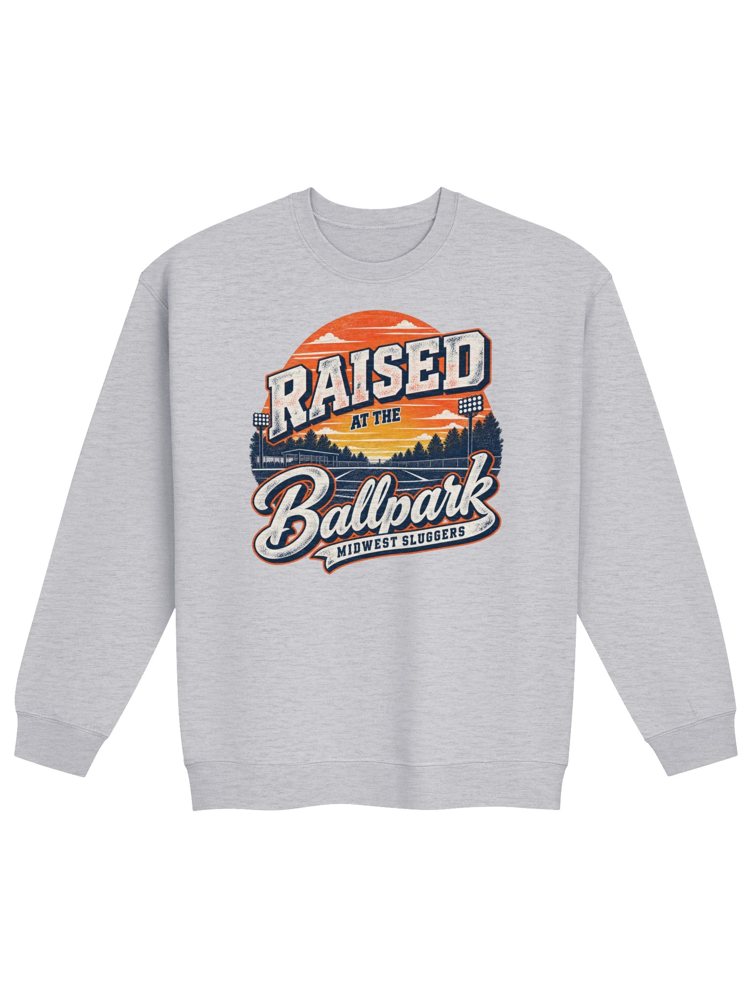 Raised At The Ballpark Unisex Crewneck Sweatshirt product image (9)