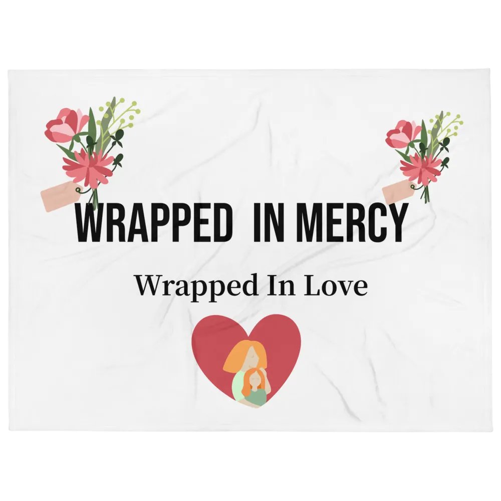 Wrapped in Mercy-Heartfelt Moments Throw Blanket product image (4)
