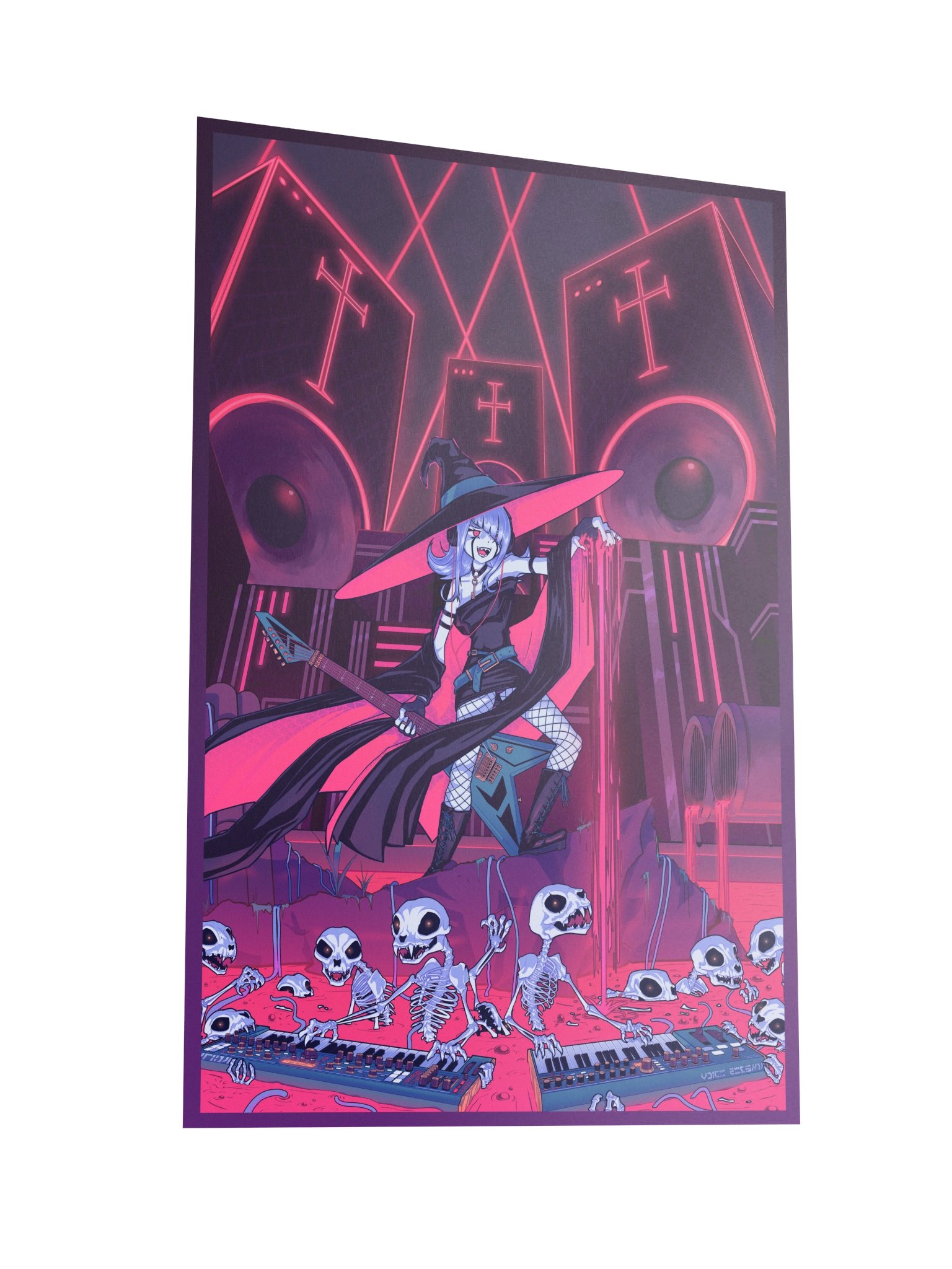 DarkSynth Witch Print product image (2)