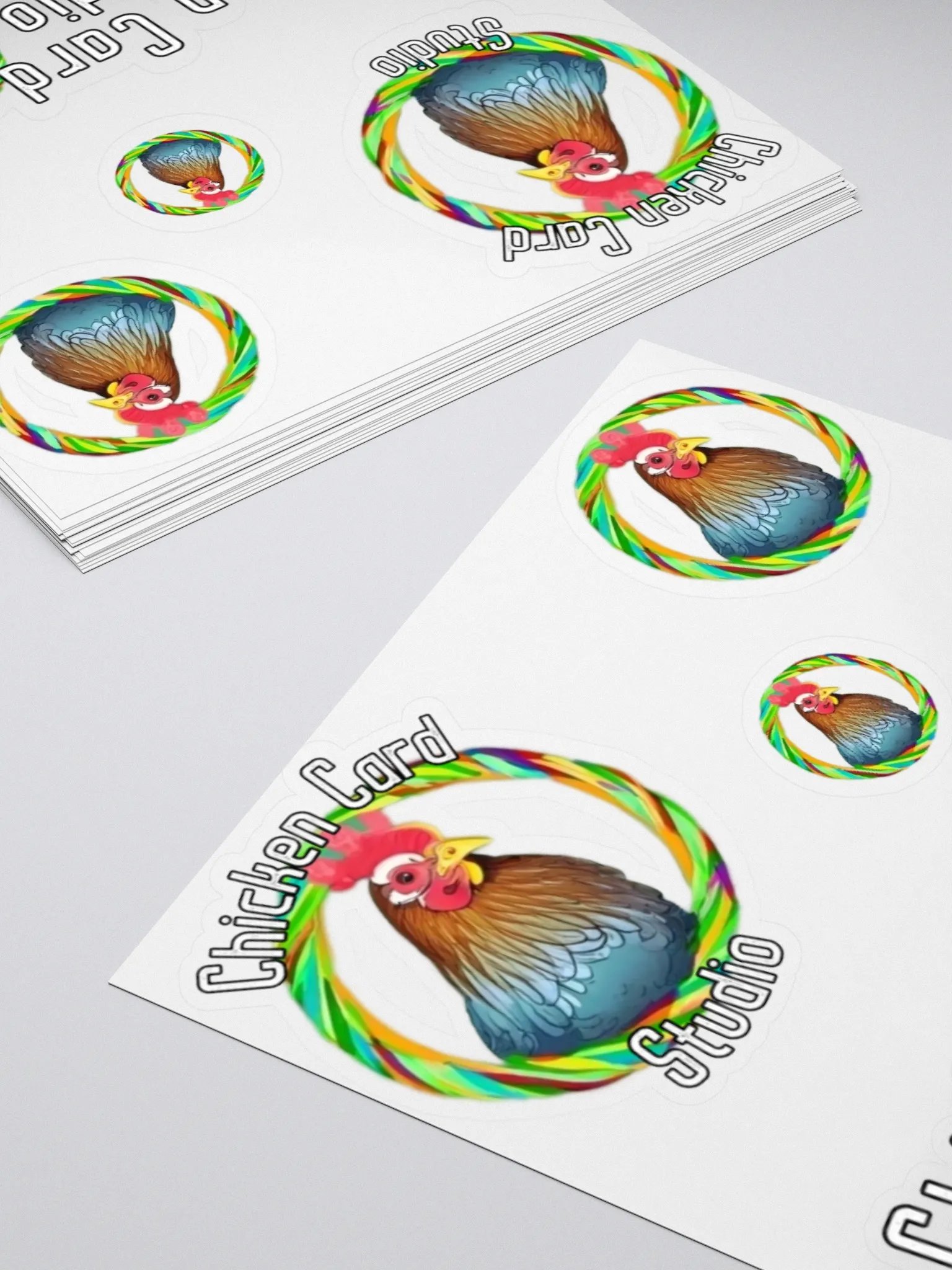 Chicken Card Stickers product image (4)