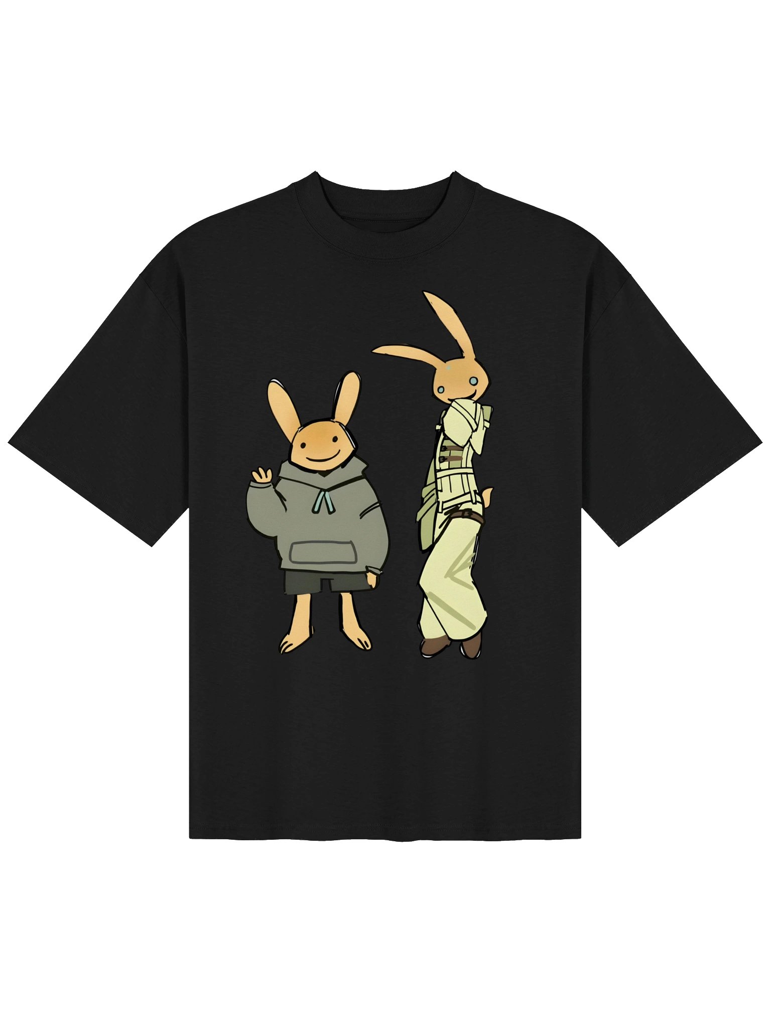 Intern Rabbit Hoodie & Field Gear Graphic Tee – Cute Creepy Hospital Aesthetic Unisex Shirt product image (1)