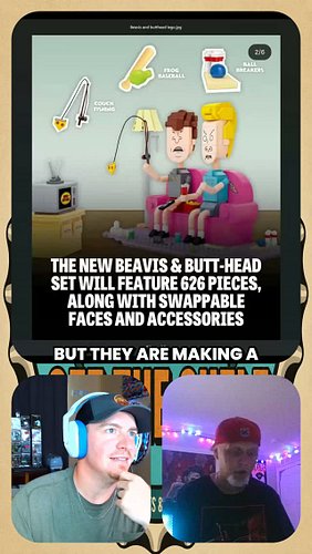 Uh huh huh… this is cool. 🤘😂 Beavis & Butt-Head are getting the mini brick treatment! Is this a must-have collectible or an e...