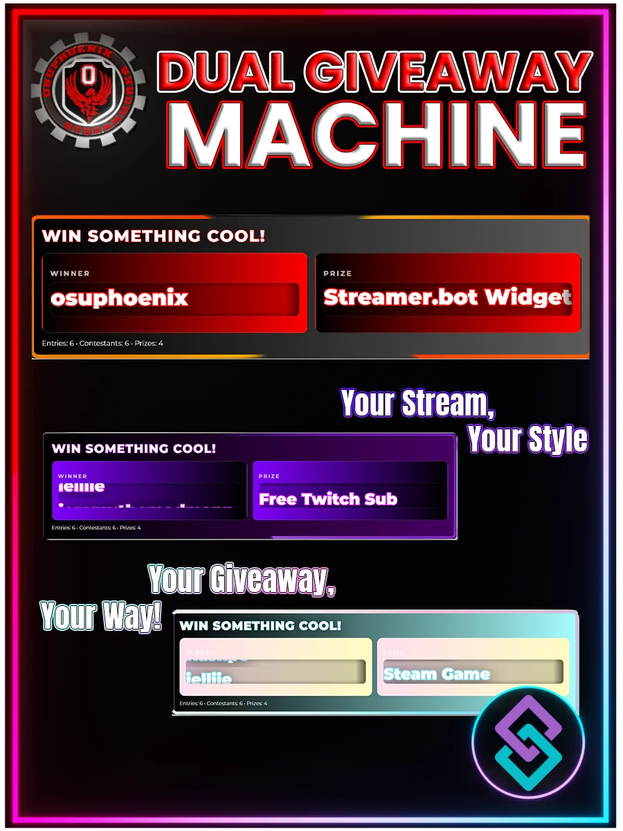 Dual Giveaway Machine product image (1)