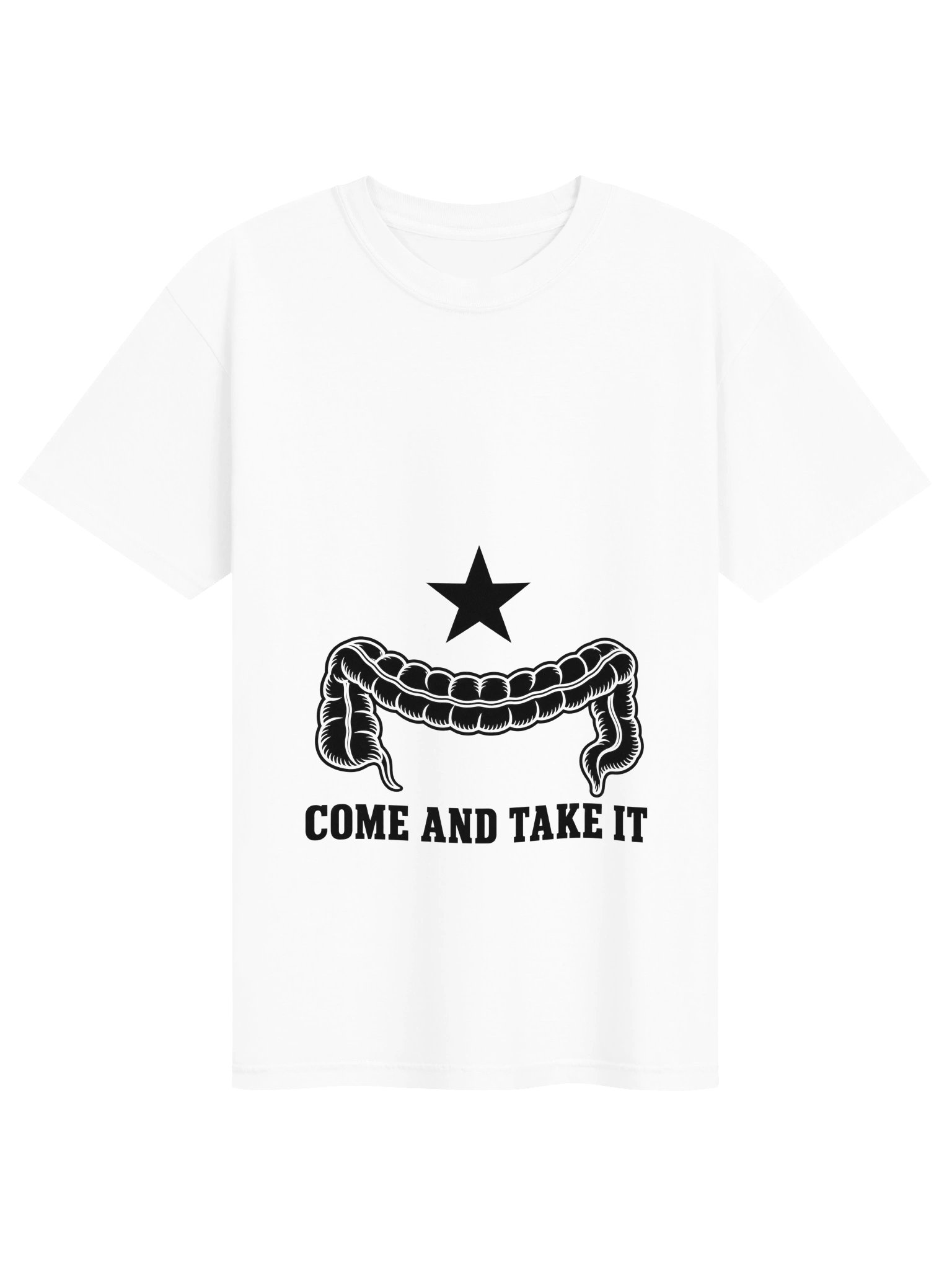 Come and Take It — Colon Flag Tee (White) product image (1)