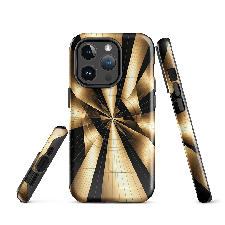 Gold Starburst Geometric MagSafe Tough Case product image (3)