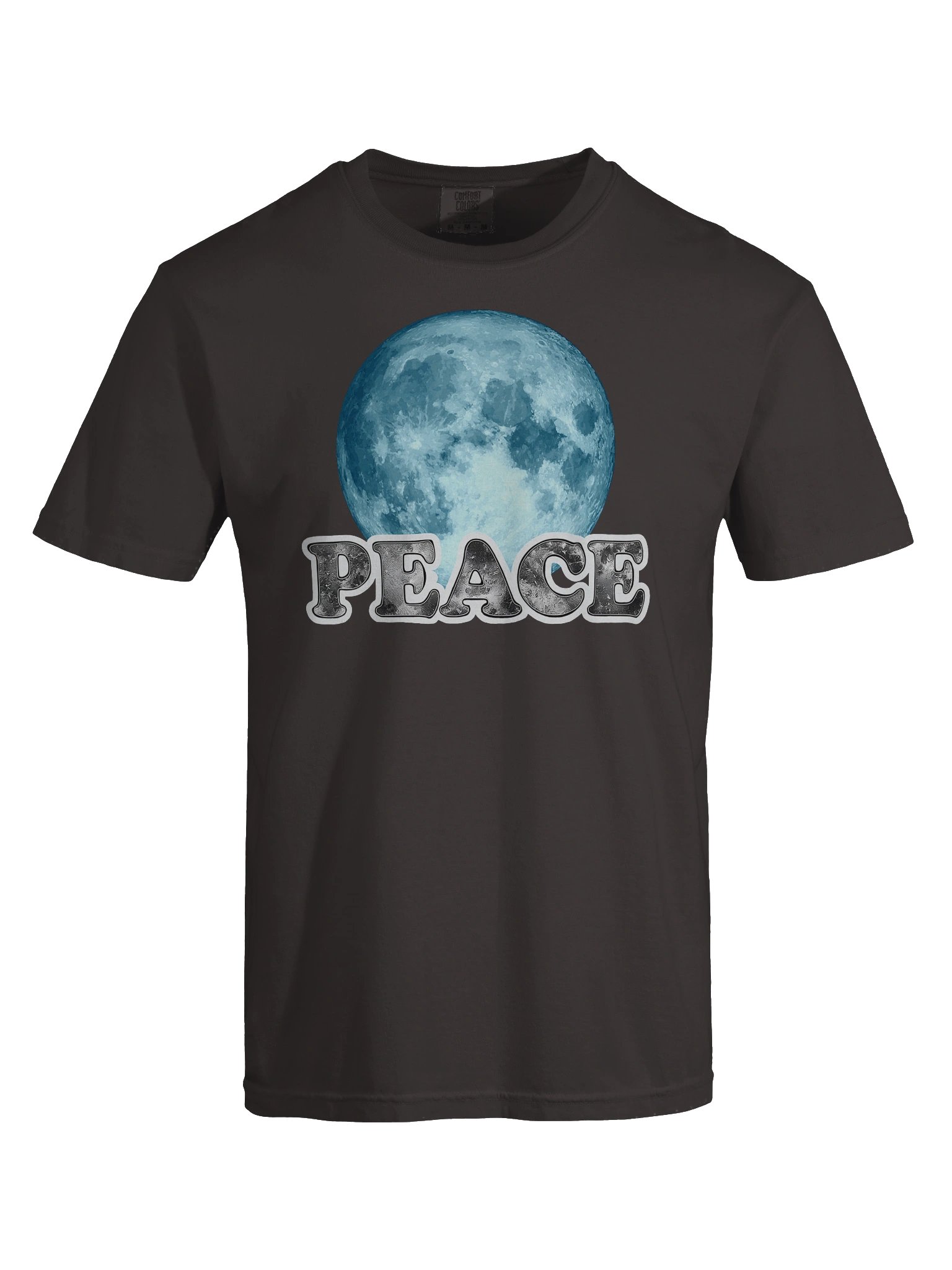 Lunar Peace, heavyweight comfy T-shirt. product image (4)
