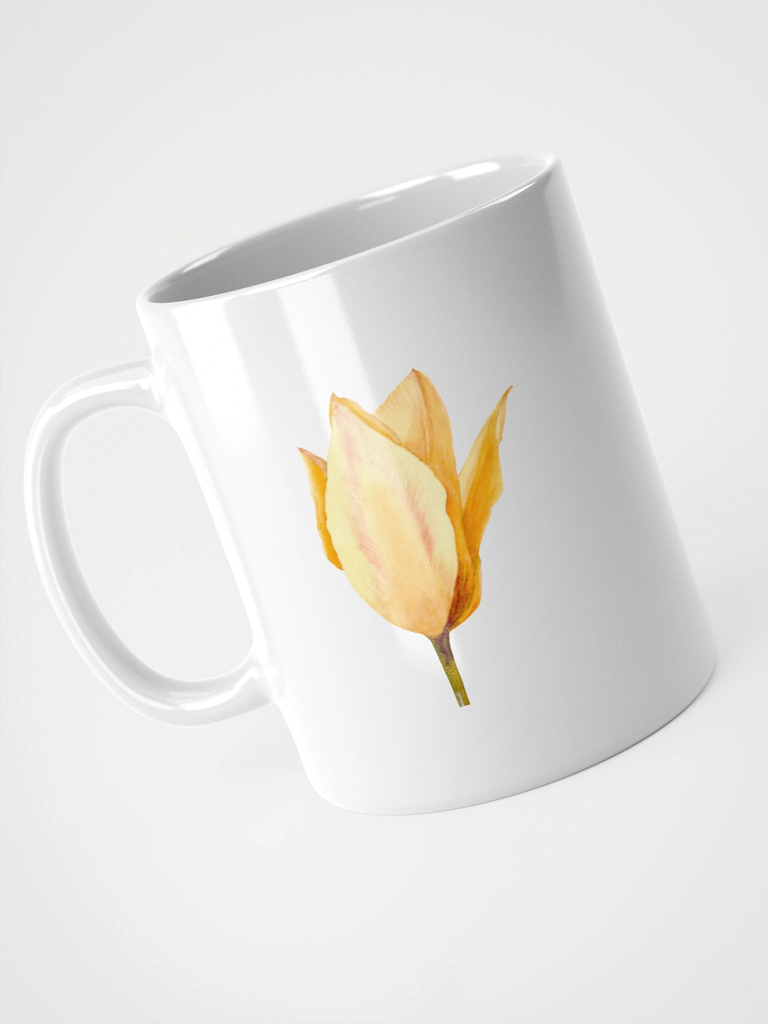 Tulip White Glossy Mug product image (4)