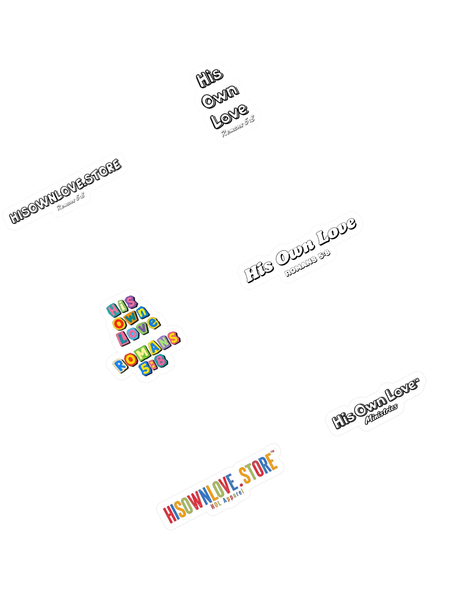 His Own Love Sticker Sheet product image (1)