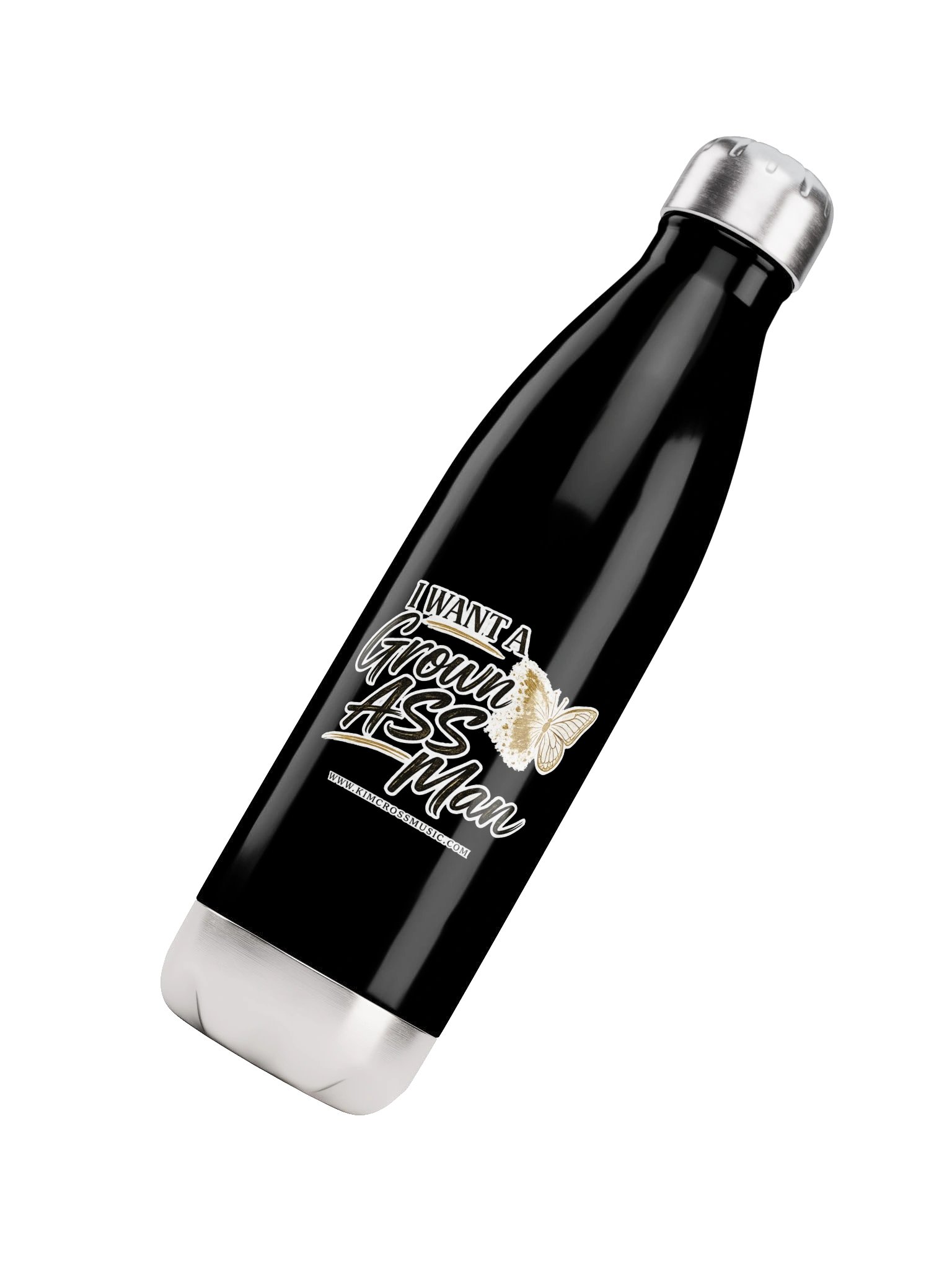 I Want a Grown Ass Man Water Bottle product image (8)