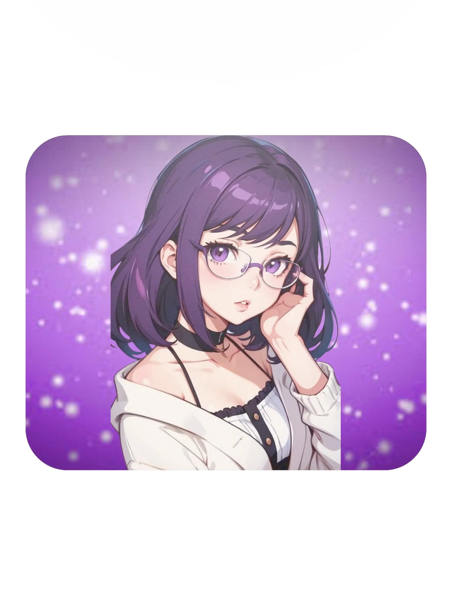 (Purple Waifu) K Classic Mouse Pad product image (2)