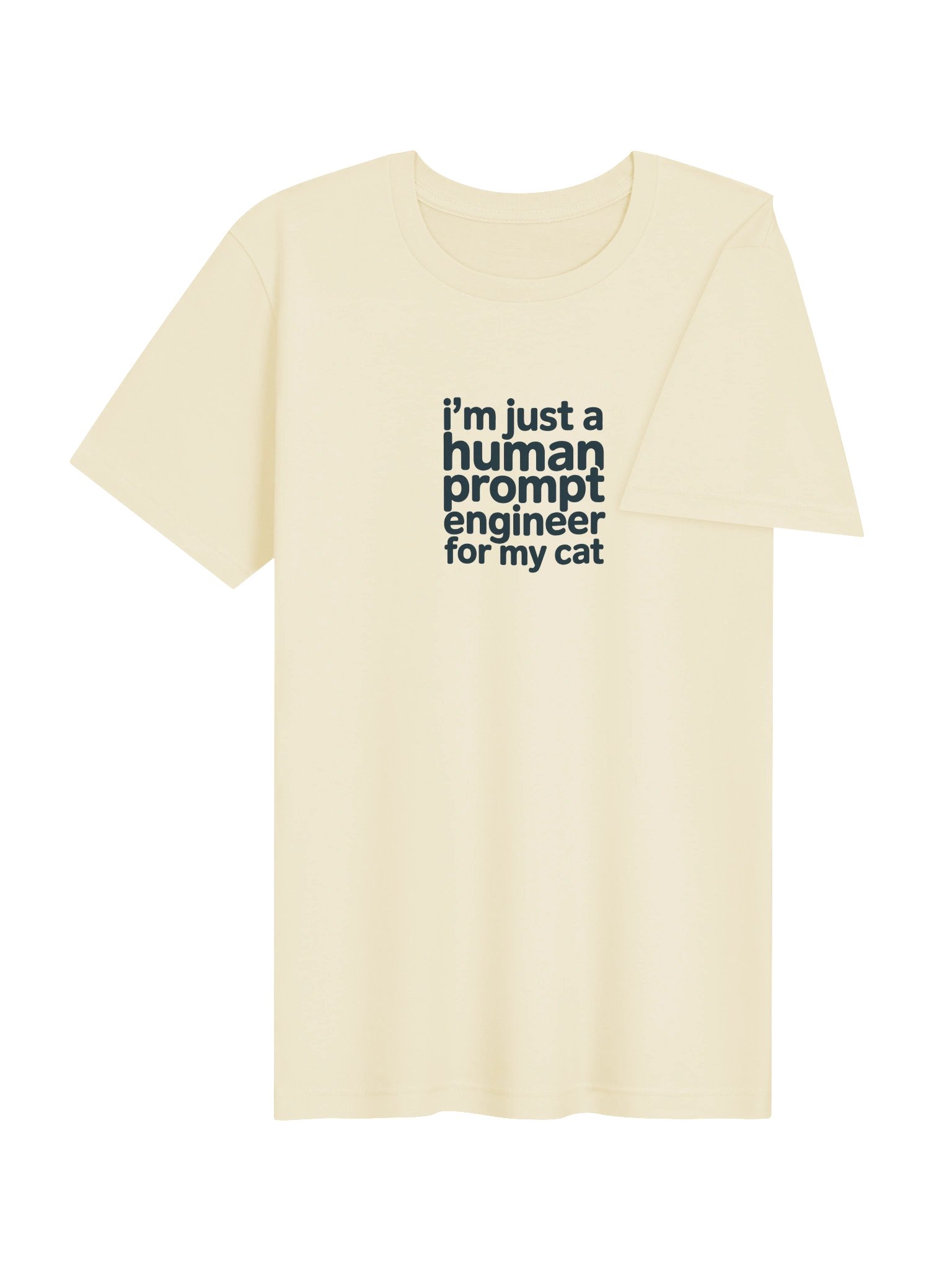 Human Prompt Engineer For My Cat Tee product image (14)
