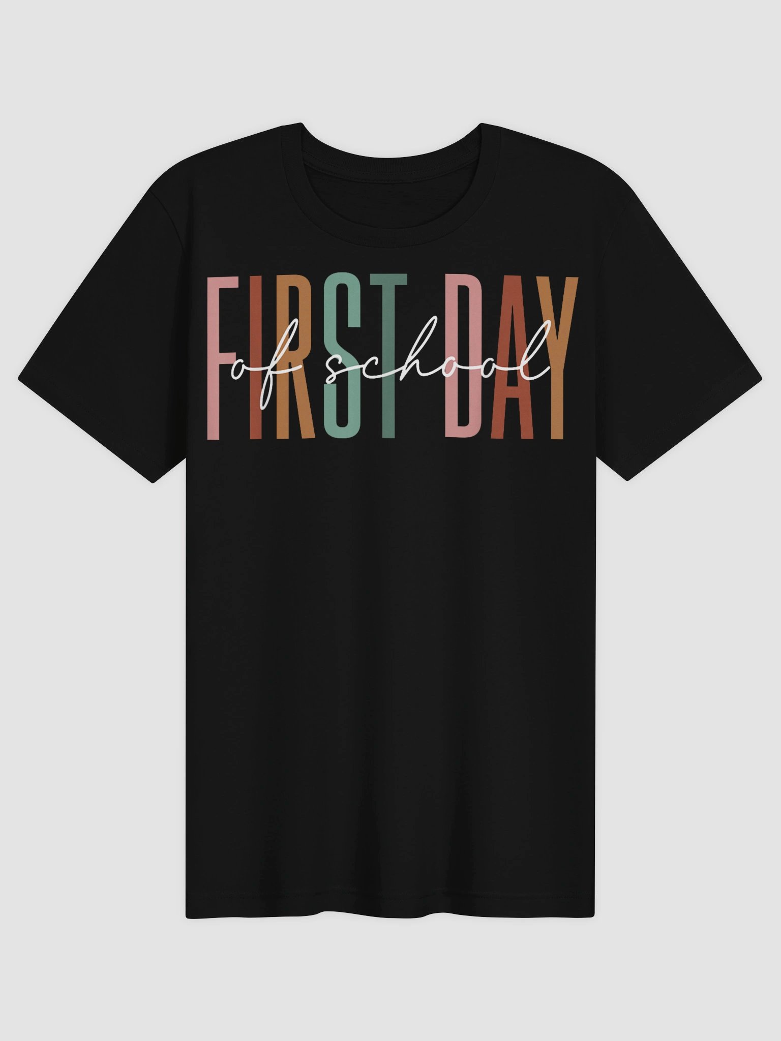 First Day of School Teacher Funny Back to School Vibes T-Shirt product image (8)