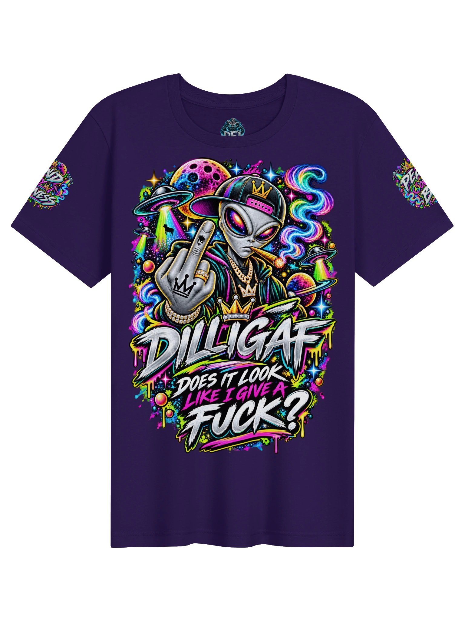 Multicolor DILLIGAF Cosmic Tee product image (21)