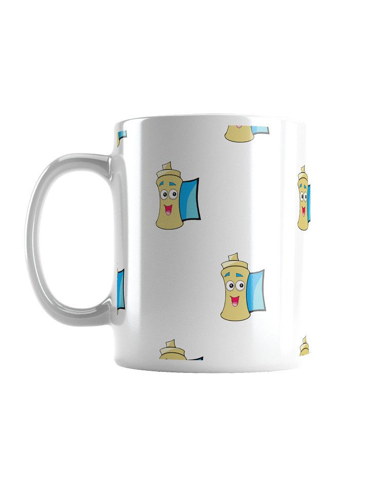 Whimsical Faces White Glossy Mug product image (1)