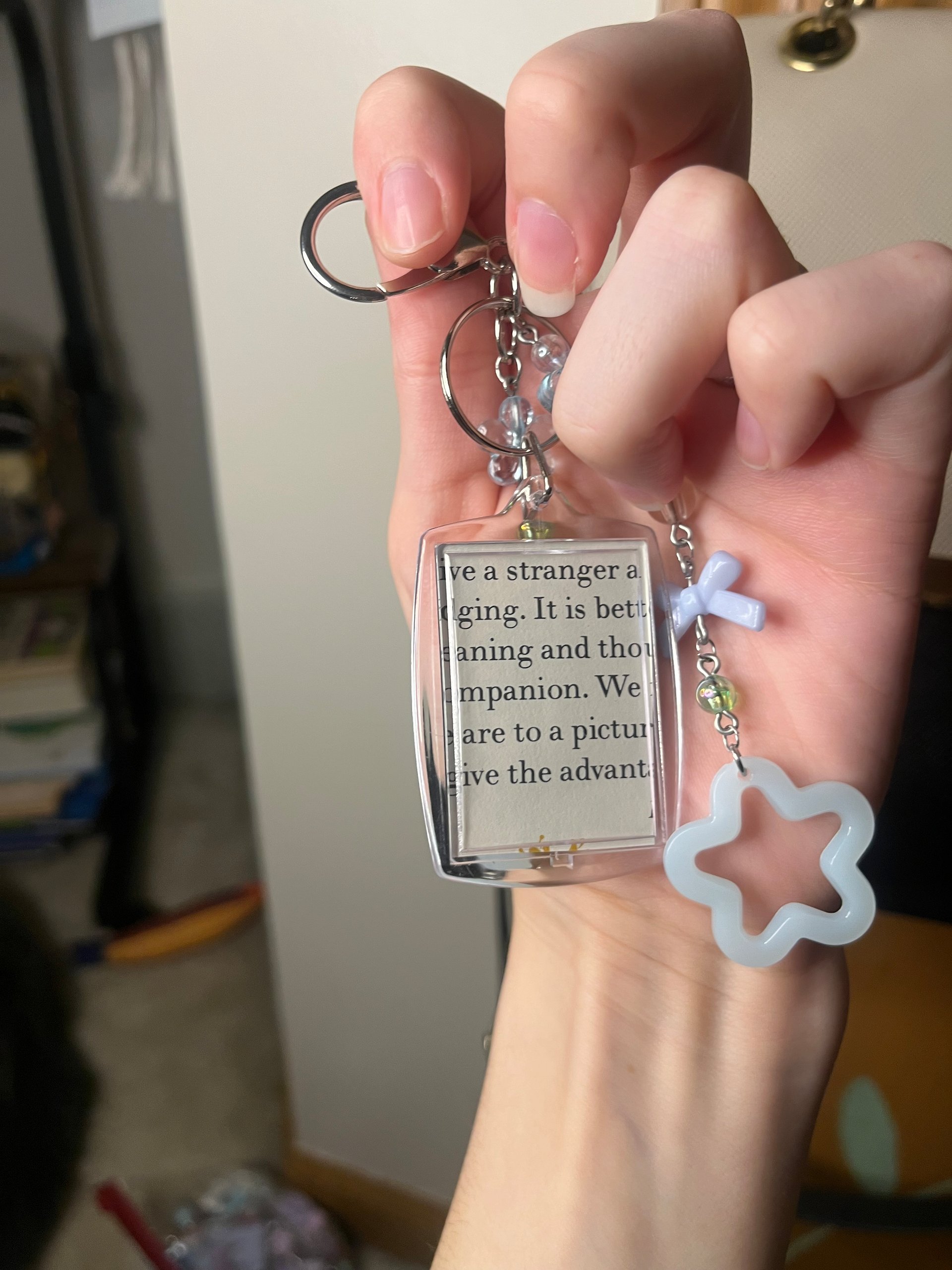 Blue Flower Deluxe Bag Charm product image (5)