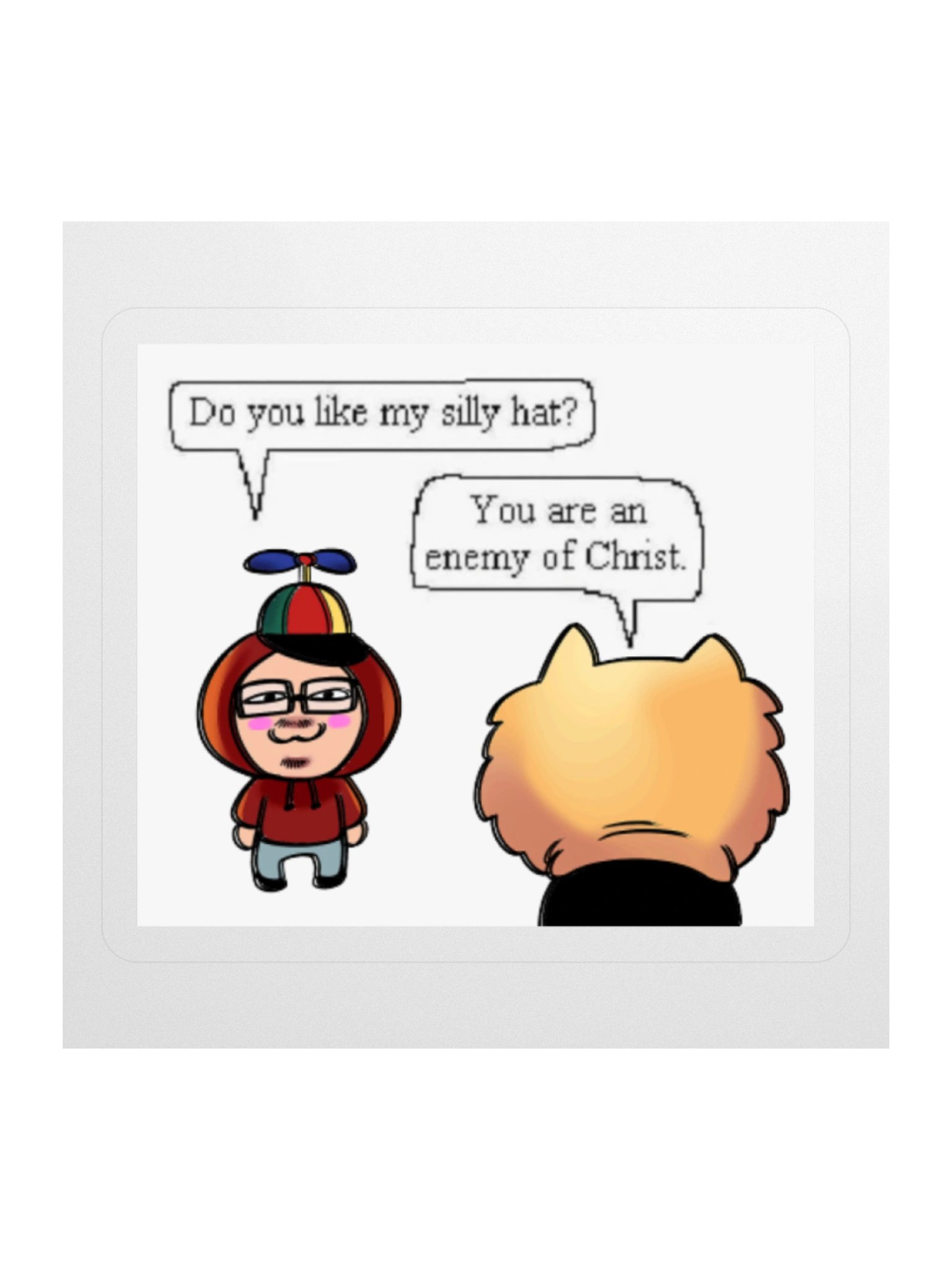 ENEMY OF CHRIST sticker product image (1)