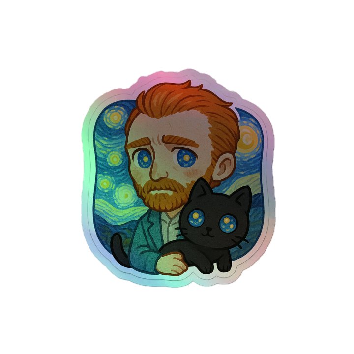 Starry Night Holographic Sticker Sheet product image (2)