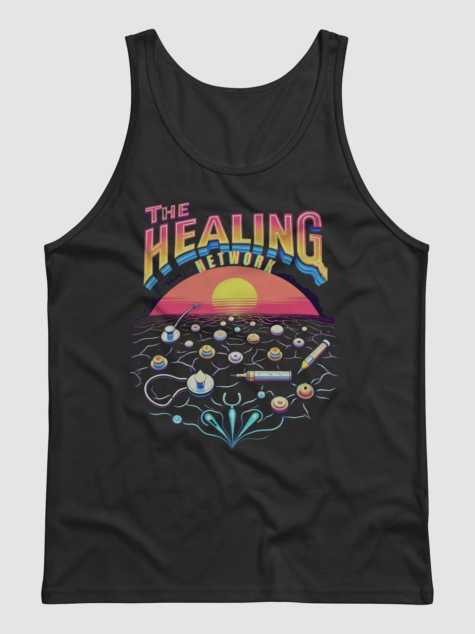 Sunset Healing Network Tank product image (4)