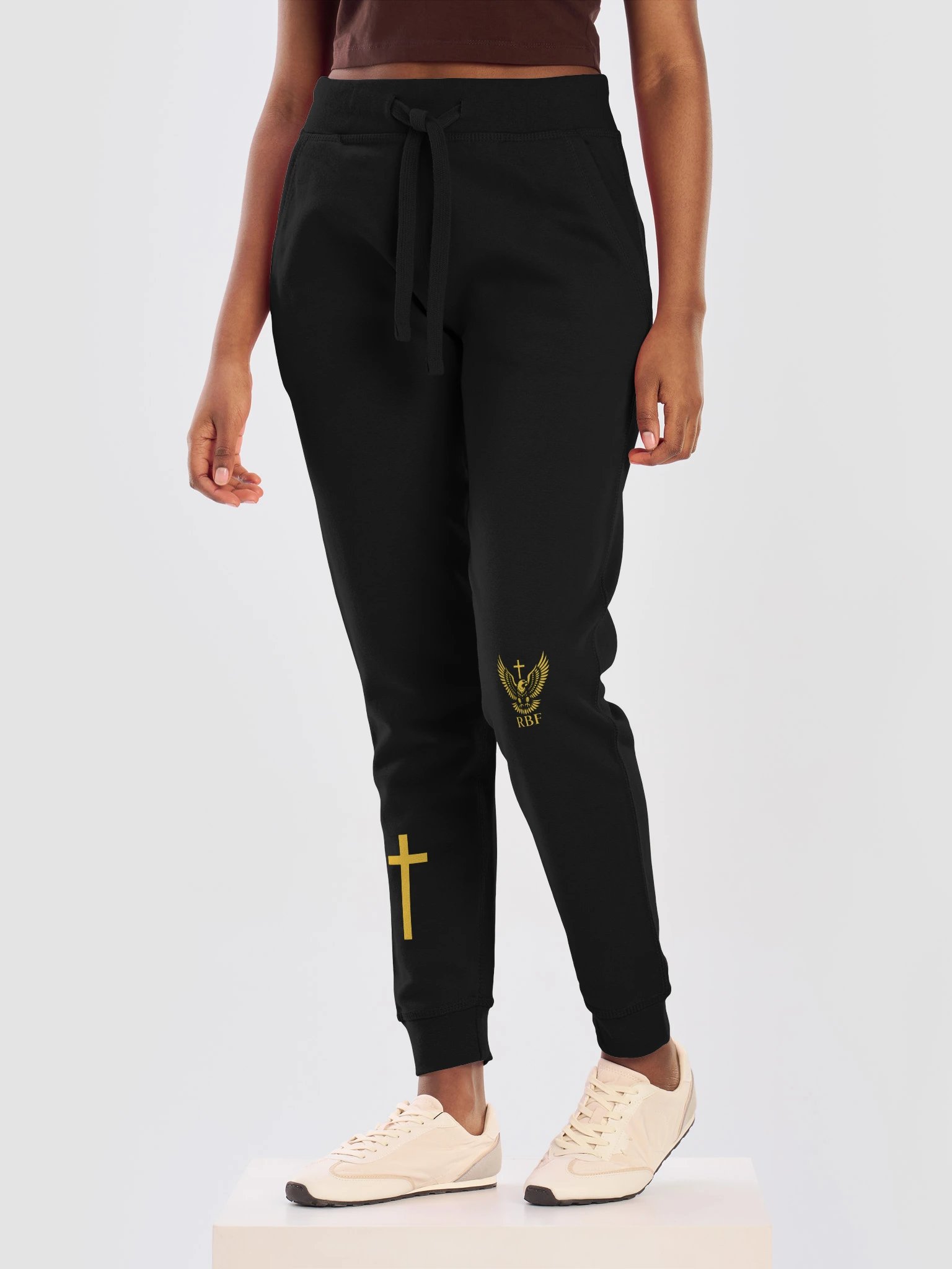 Carried by Grace RBF Joggers — Black & Gold product image (6)