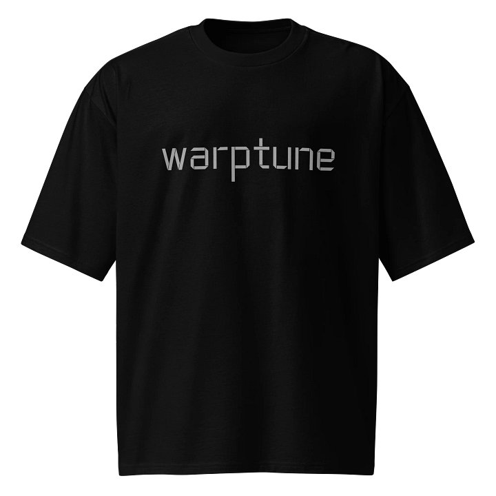 Geometric Warptune Oversized Tee product image (1)