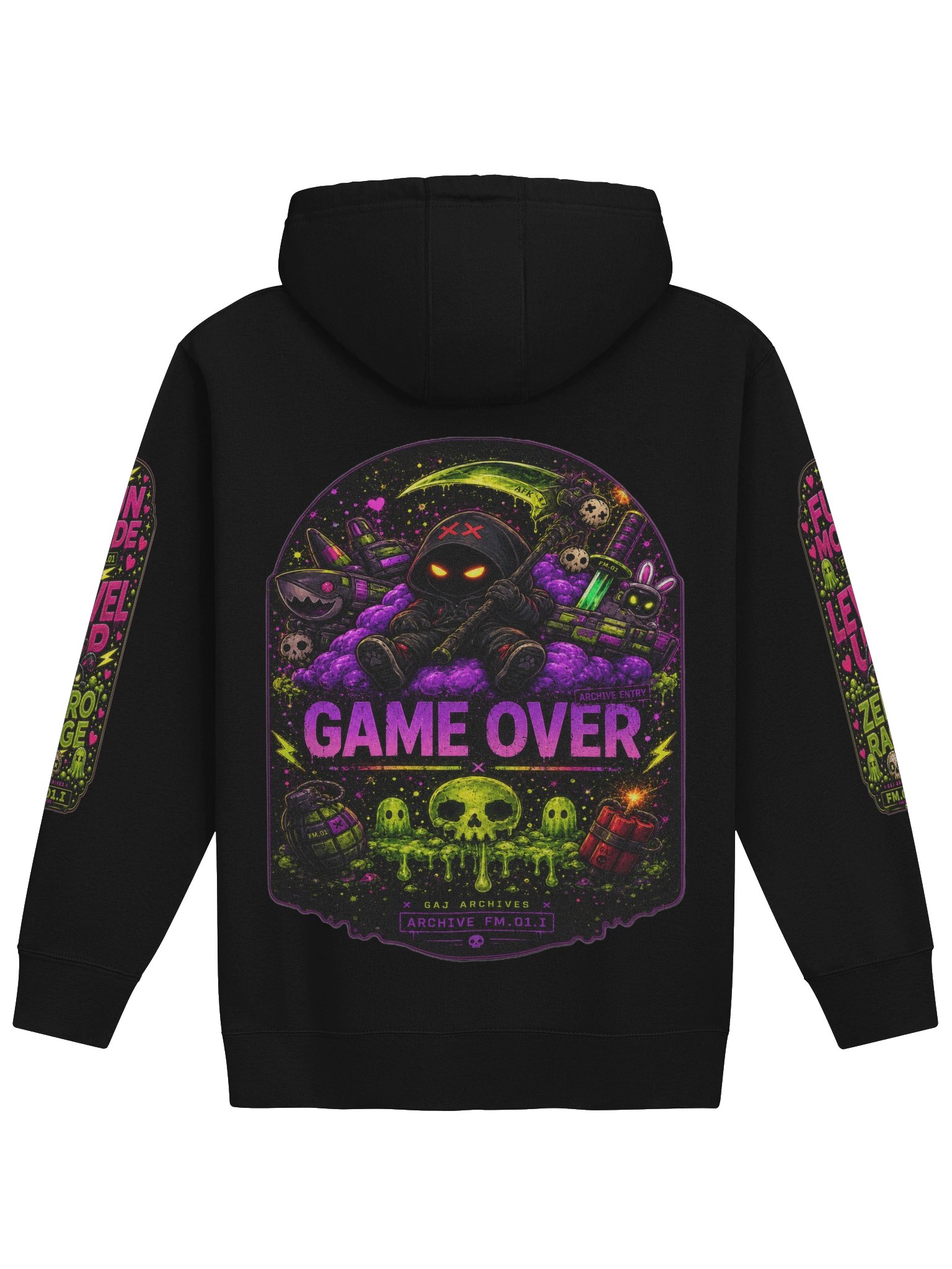 FUN MODE - NOT LAZY, JUST AFK Hoodie product image (2)