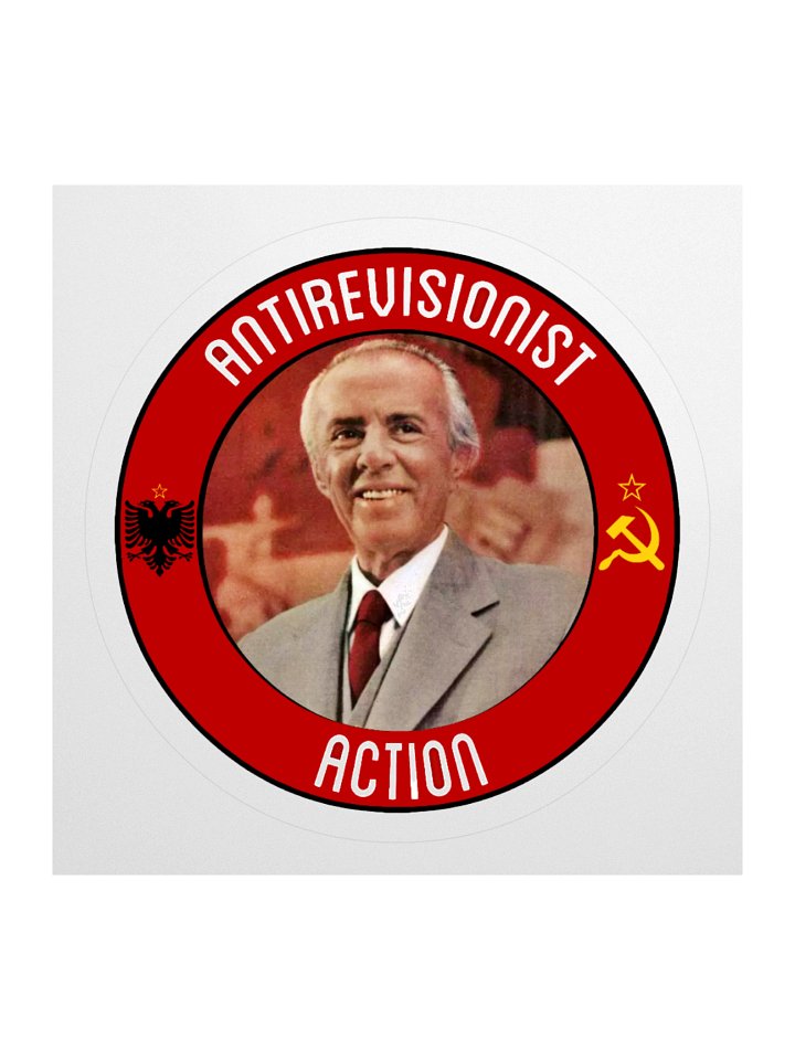 Hoxha - “Antirevisionist Action” Sticker product image (2)