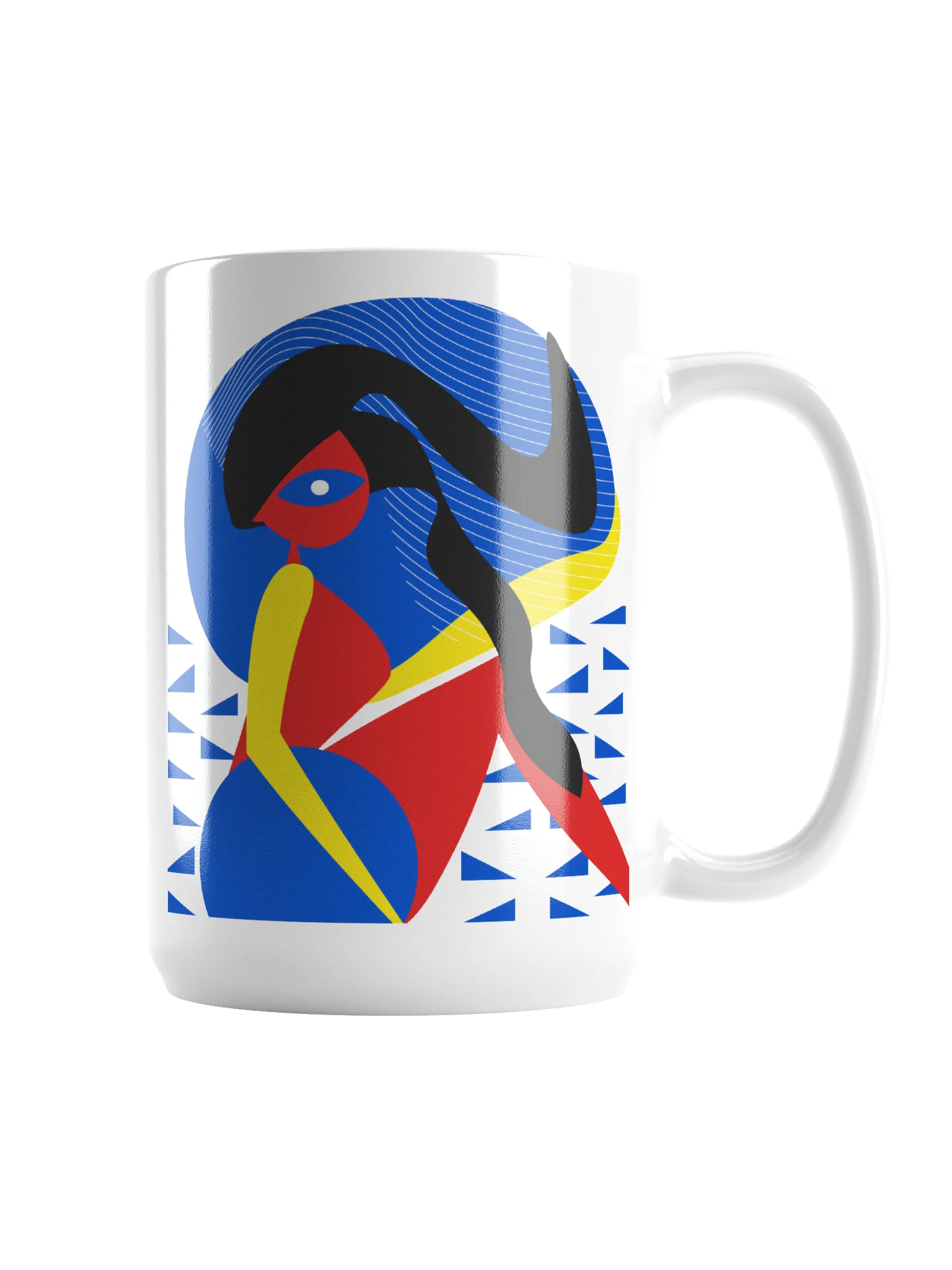 Mug: Abstract woman bathing in water product image (2)
