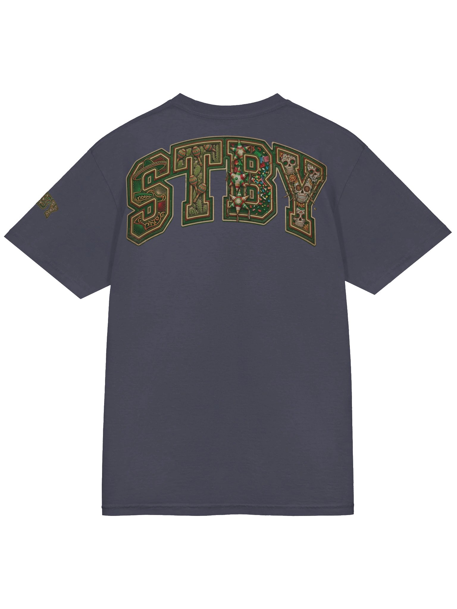 Fiesta Letters Green T-Shirt product image (33)