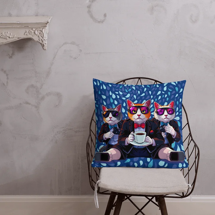 Premium Pillow-Cool Beans & Cooler Cats product image (1)