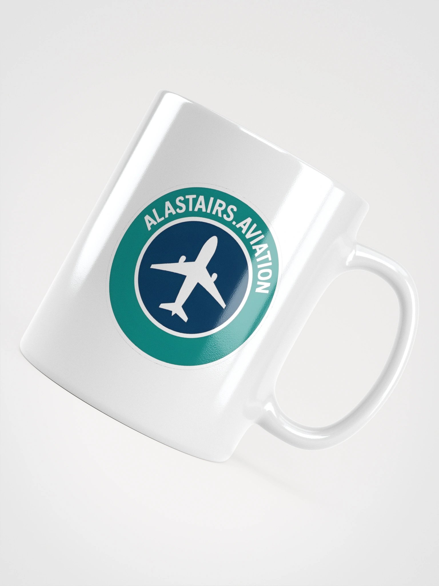 Alastairs Aviation White Gloss Mug. product image (4)