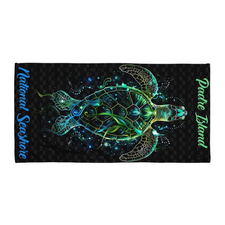 Padre Island National Seashore Sea Turtle Beach Towel product image (1)