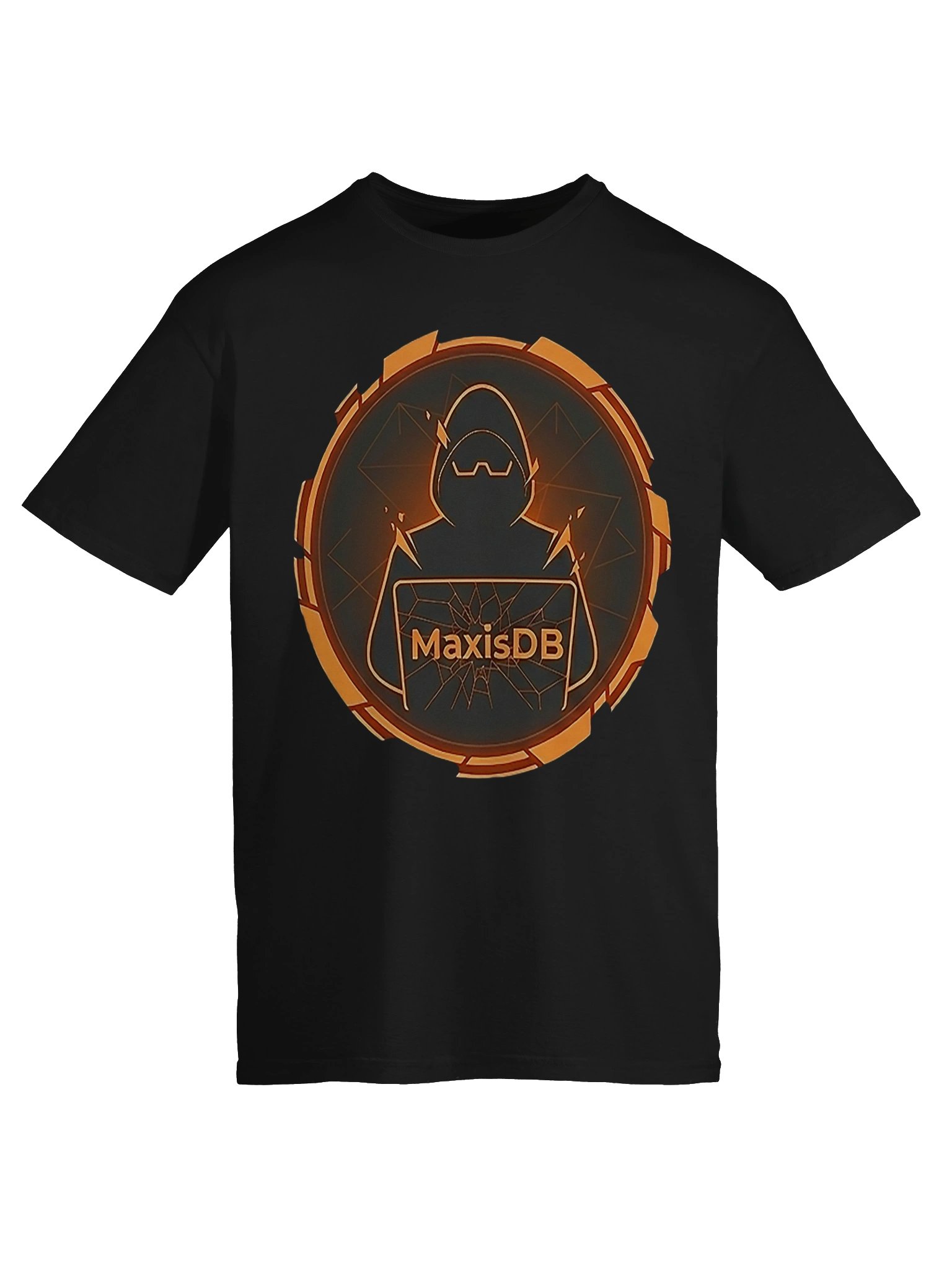 MaxisDB Orange Hooded Emblem Tee product image (14)