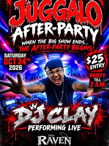 After the concert it’s the afterparty !! We’re goin big in Worcester MA!!!