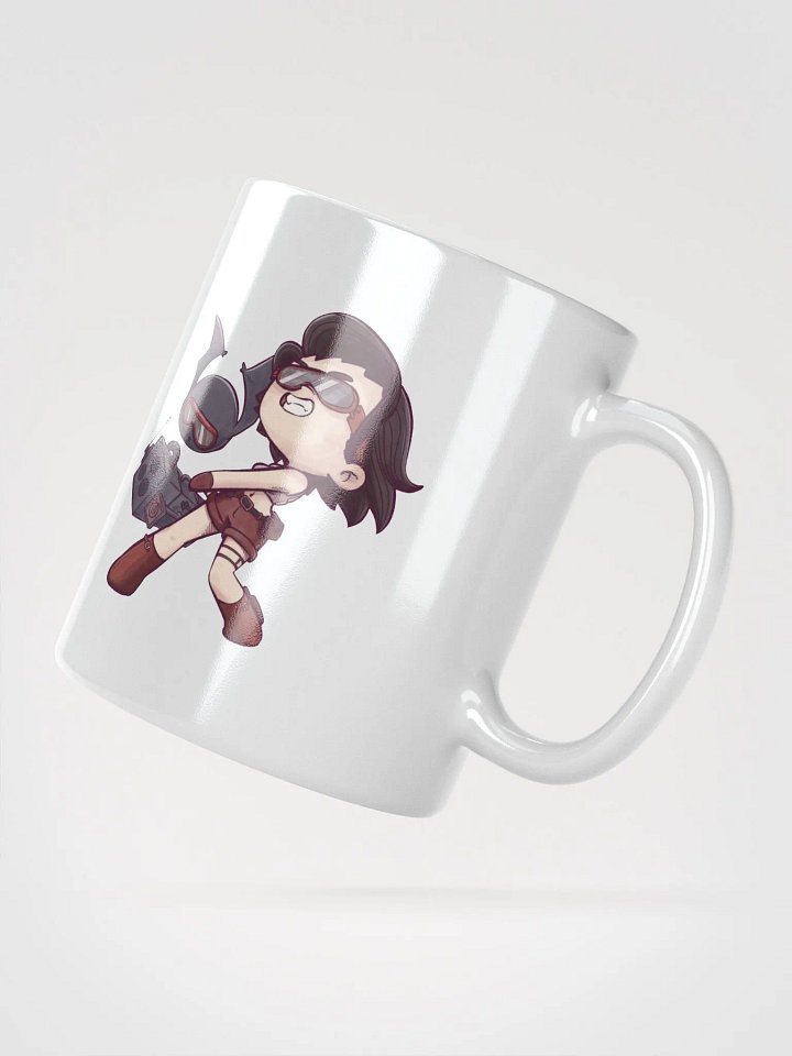 She & Her Pet | White Glossy Mug product image (2)