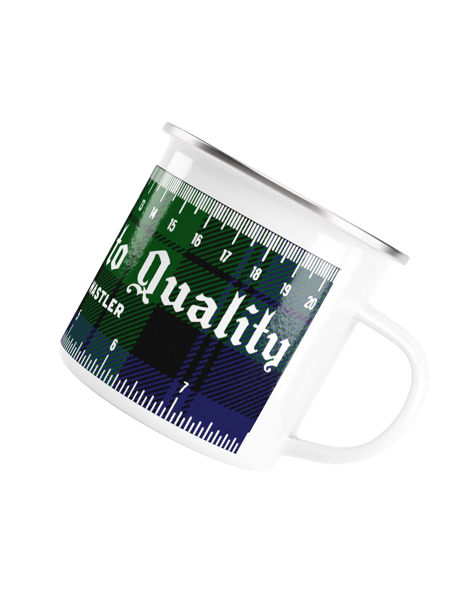 Ruler Mug in Black Watch Plaid product image (5)