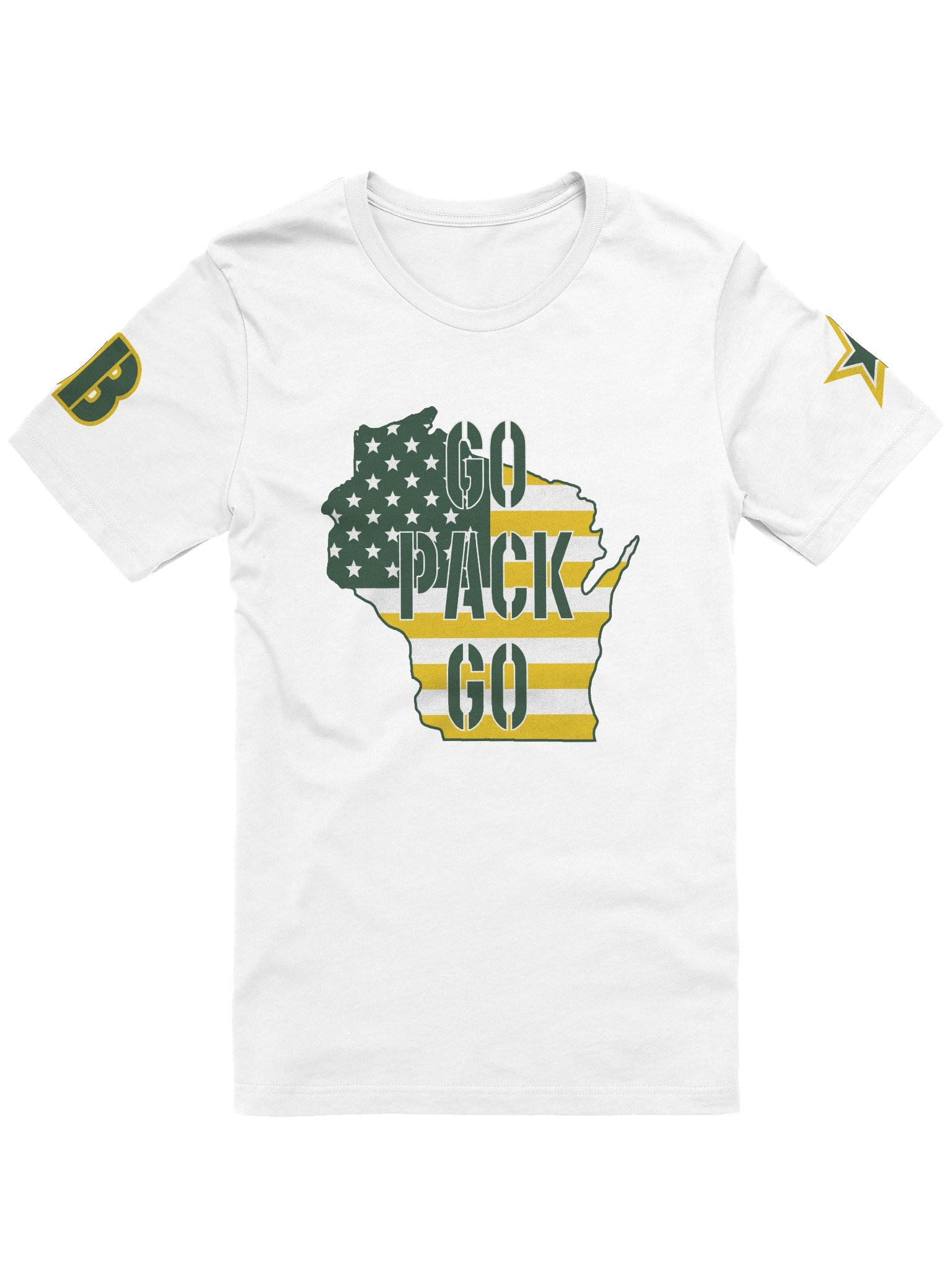 Green Bay Stars and Stripes T-Shirt product image (1)