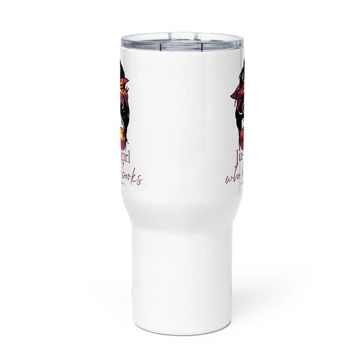 Just a girl who loves books, travel mug product image (2)