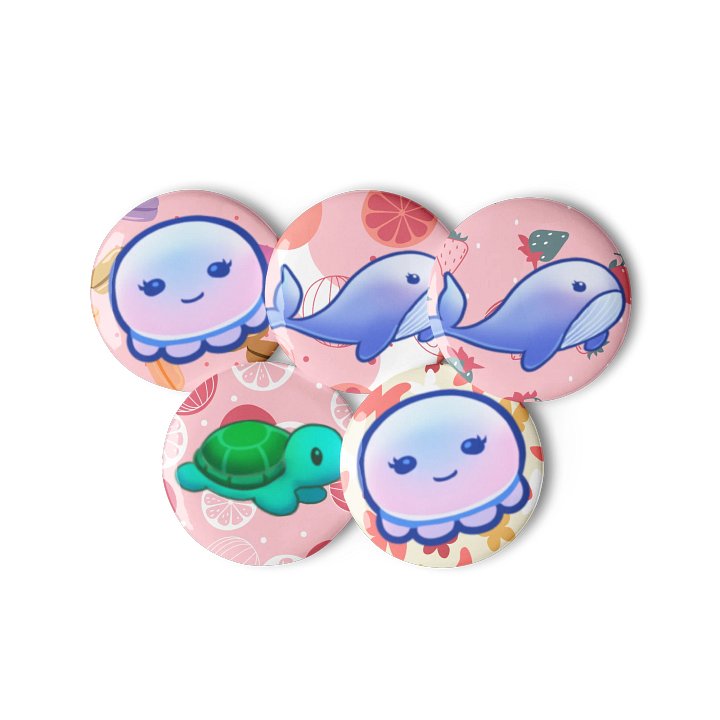 Summer Sea Creatures - Buttons product image (2)