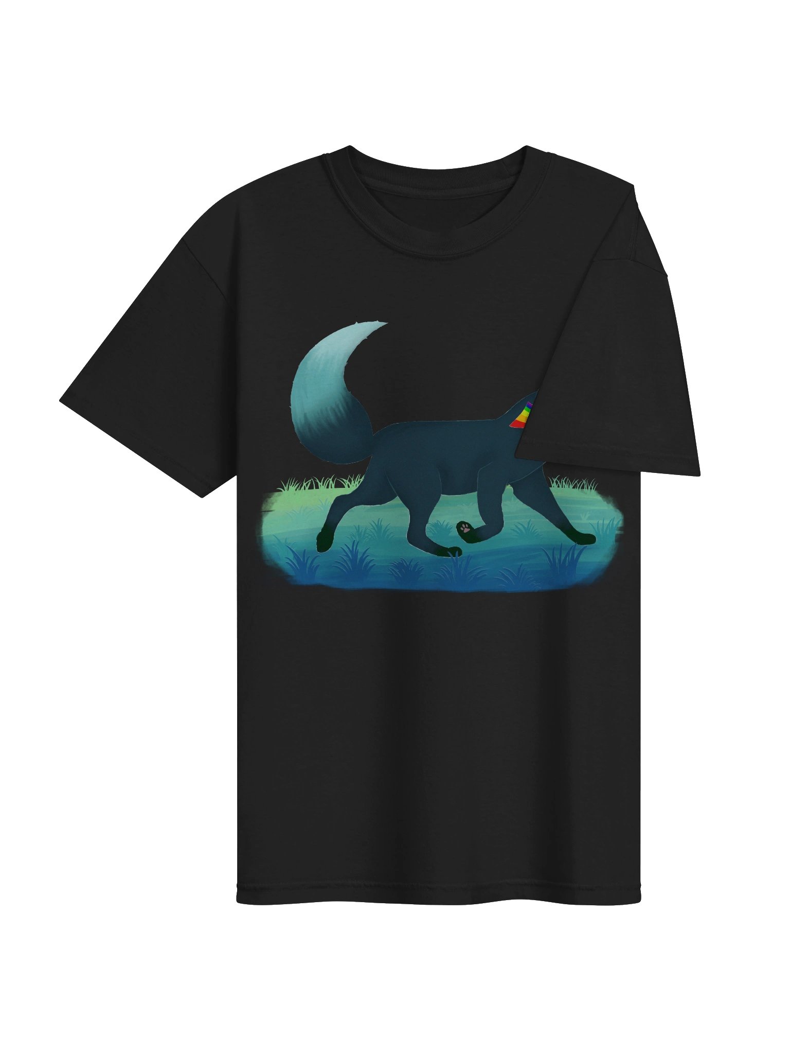 Pride Flag - Fox Pride Trot Printed TShirt product image (4)