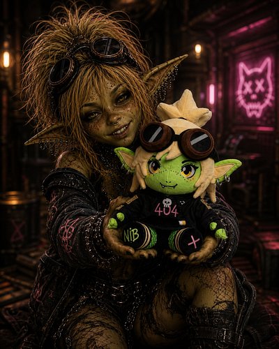 the plushie pre-order has 13 days left.

she has goggles. she has a hoodie. she has the same expression she gets when someone...