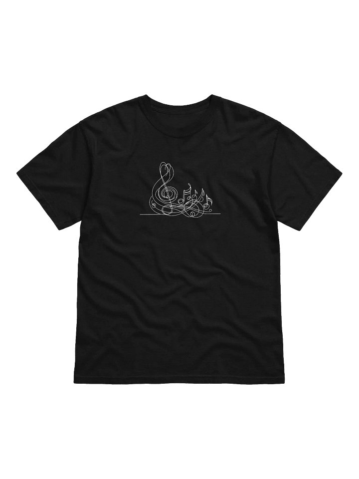 Music Notes Line Art Design T-shirt product image (1)