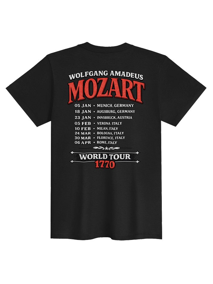 Mozart World Tour 1770 | T-Shirt product image (10)
