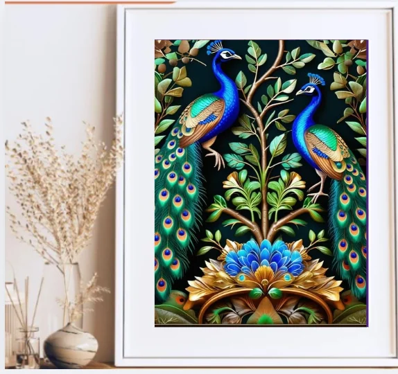 William Morris Peacock Wall Art product image (4)