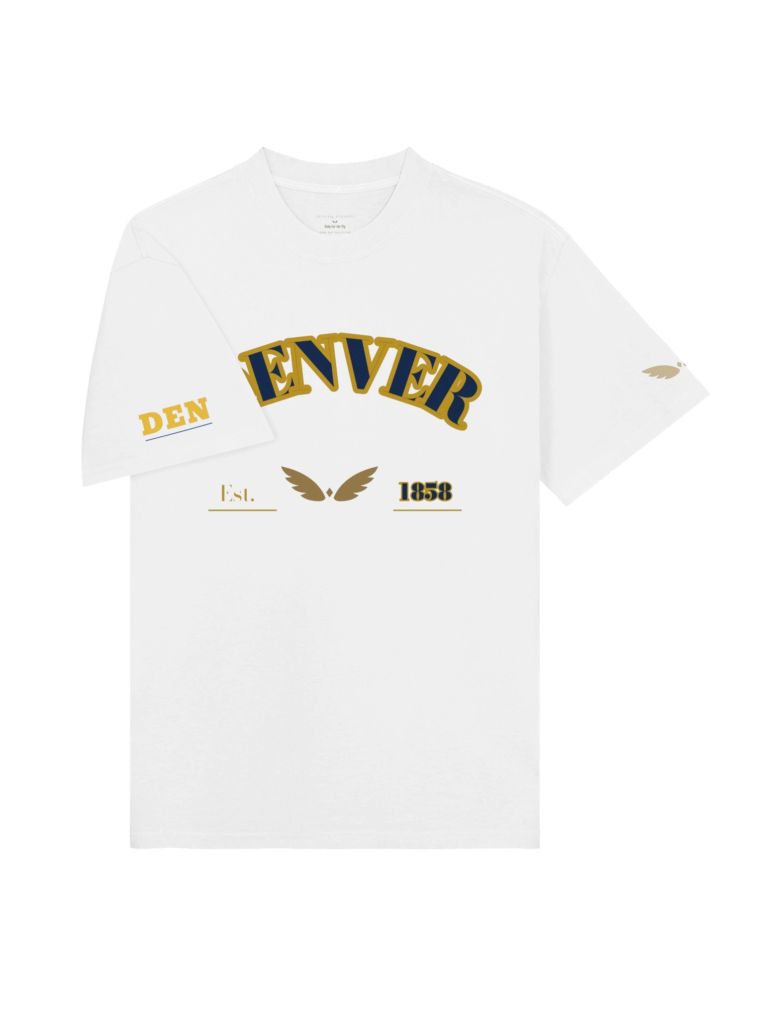 GAME DAY — Denver · Tee · Faded White product image (3)