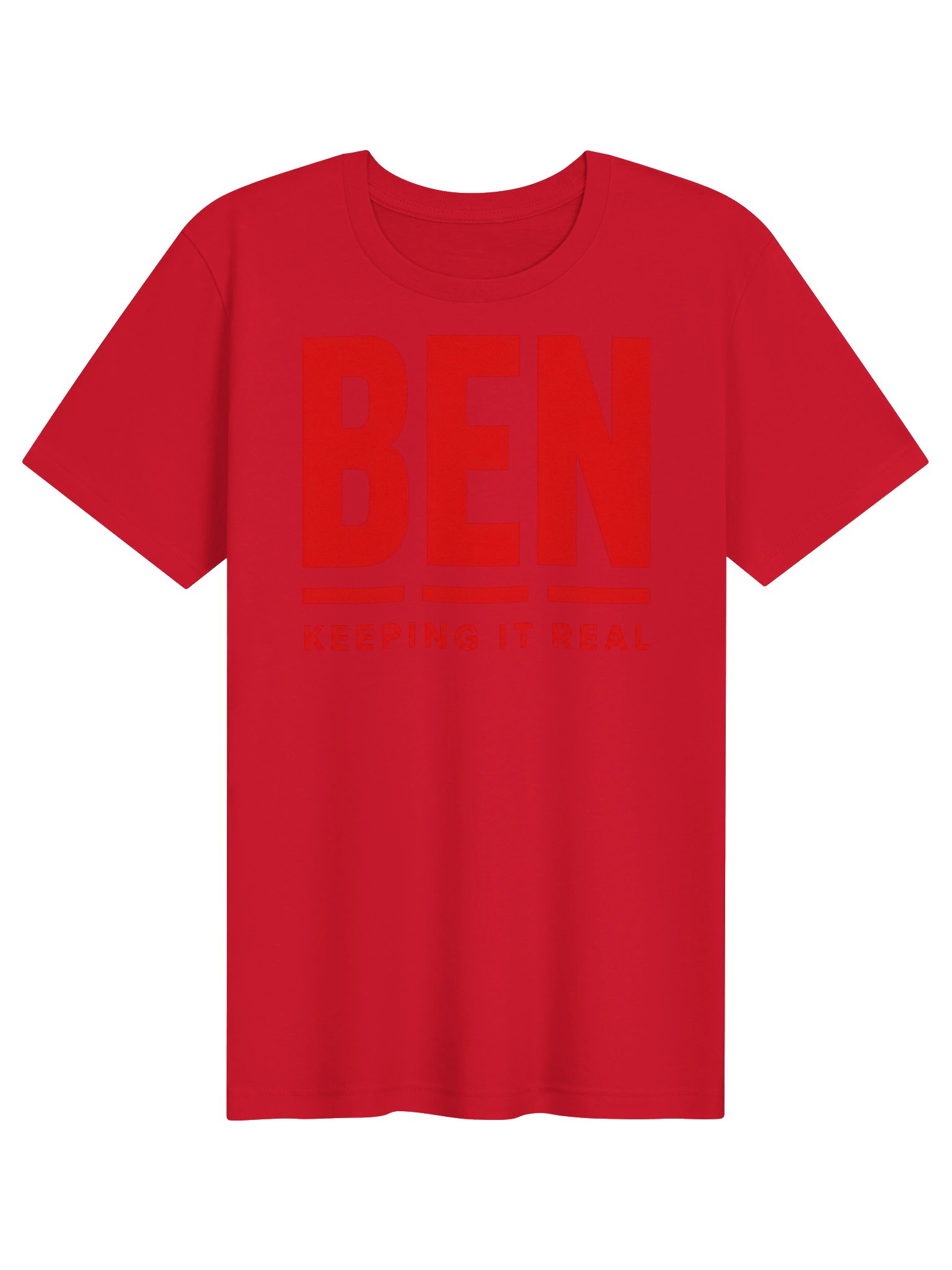BEN “Keeping It Real” Red T-Shirt product image (1)
