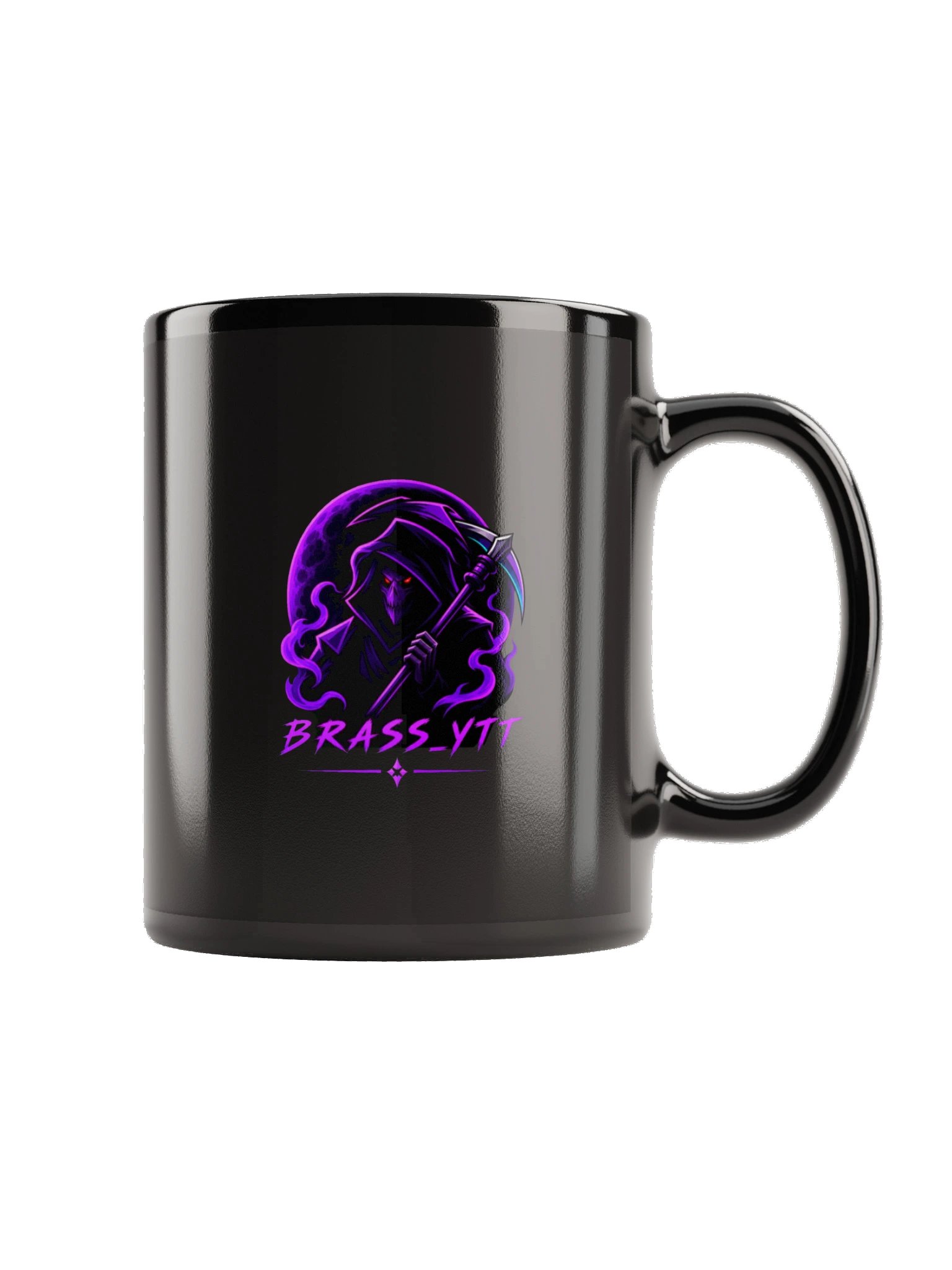 BRASS_YTT Black Glossy Mug | Motiv 2 product image (9)