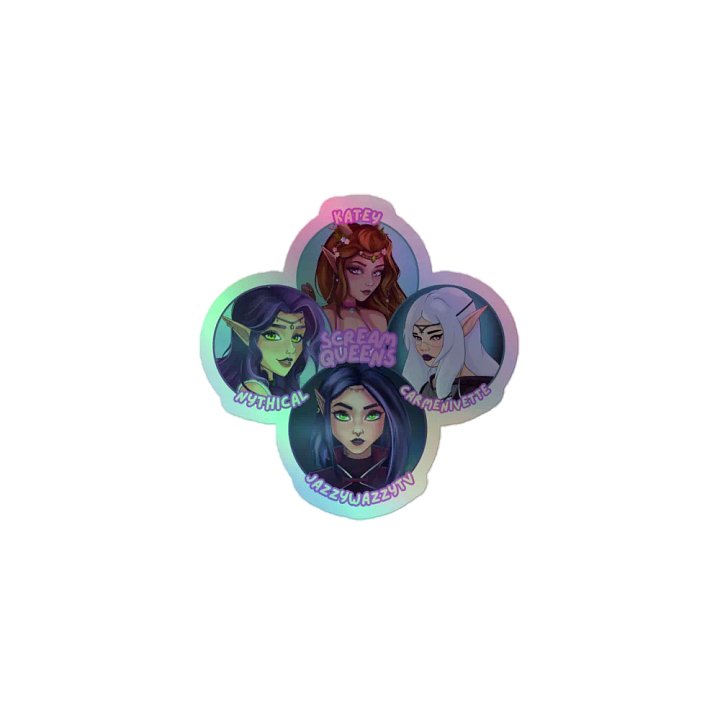 Scream Queens Holo Sticker product image (1)