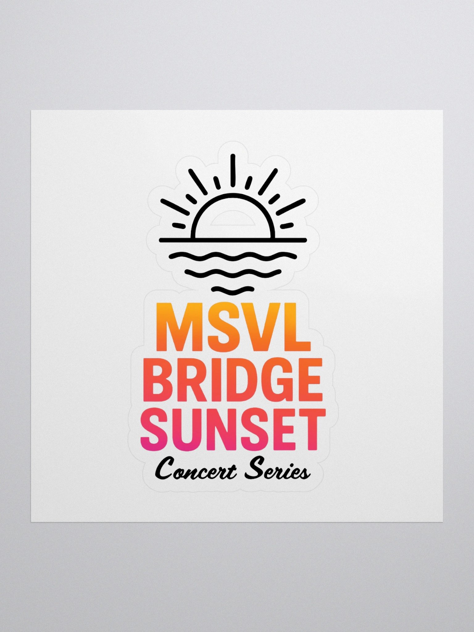 MSVL Sunset Sticker product image (1)