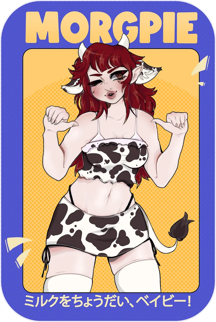 Cow Girl Milkers Sticker product image (2)