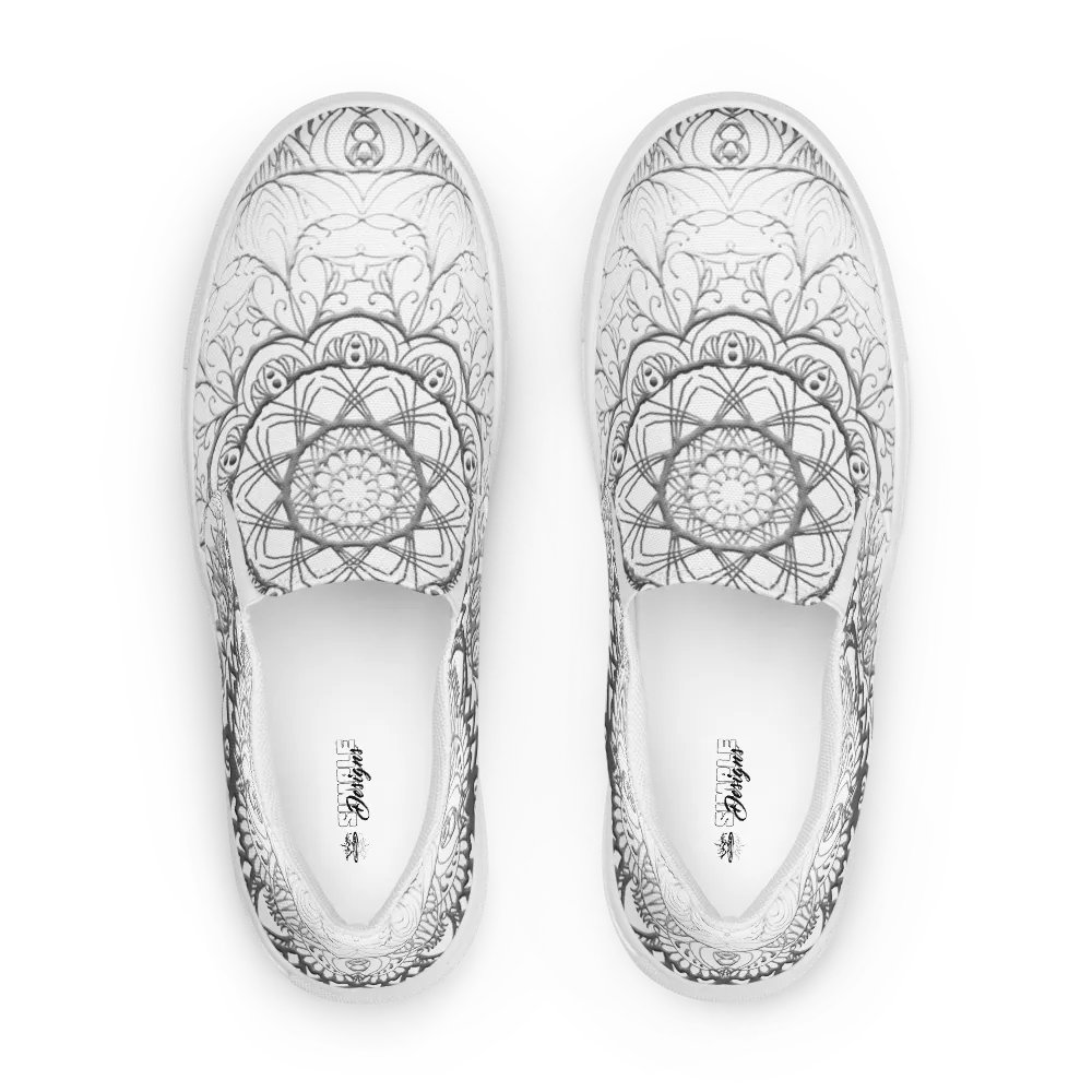 Harmonious Mandala Canvas Shoes product image (5)
